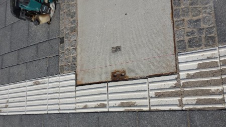 Schachtabdeckung ohne Rippenplatten